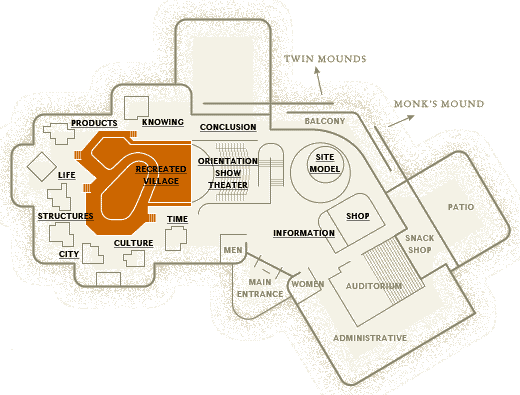 [Map of Interpretive Center]